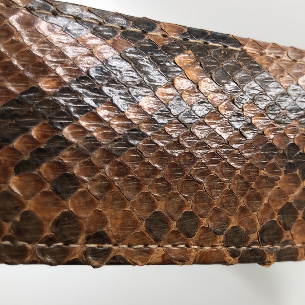 Vtg Jana Python Belt Size Small Bohemian - image 3